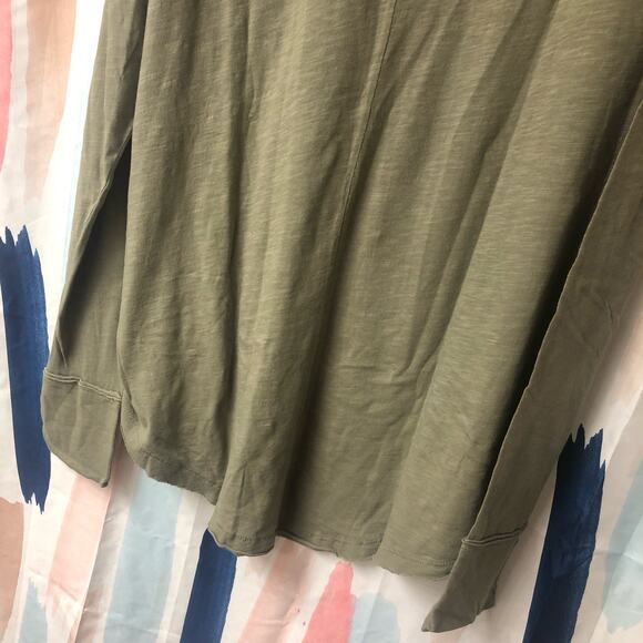 NWOT We the Free / Free People Arden Tee in Washed Army Size Large - Picture 10 of 14